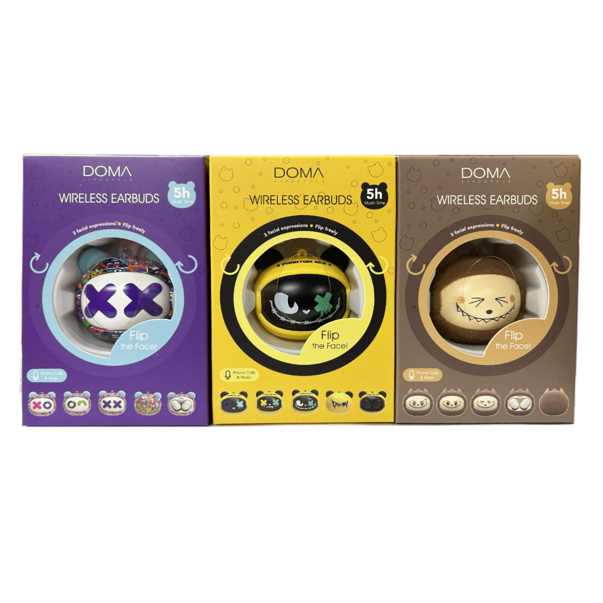 Face Changing Wireless Earbuds