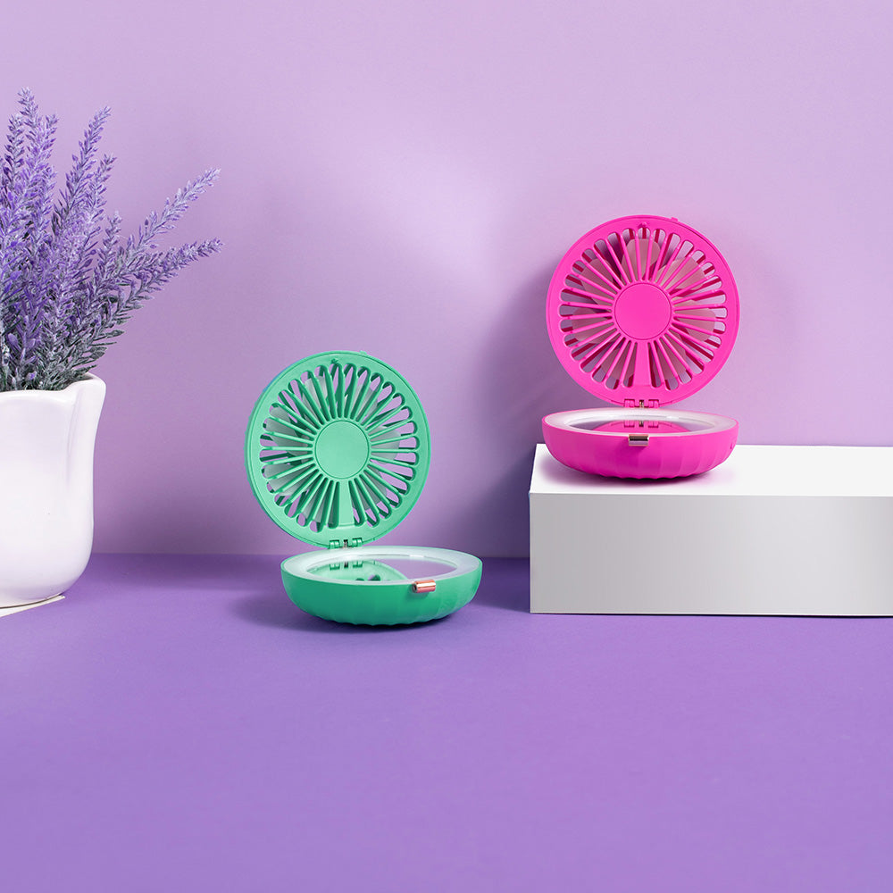Mirror Fan LED Mirror Pocket Fan – DOMA Lifestyle