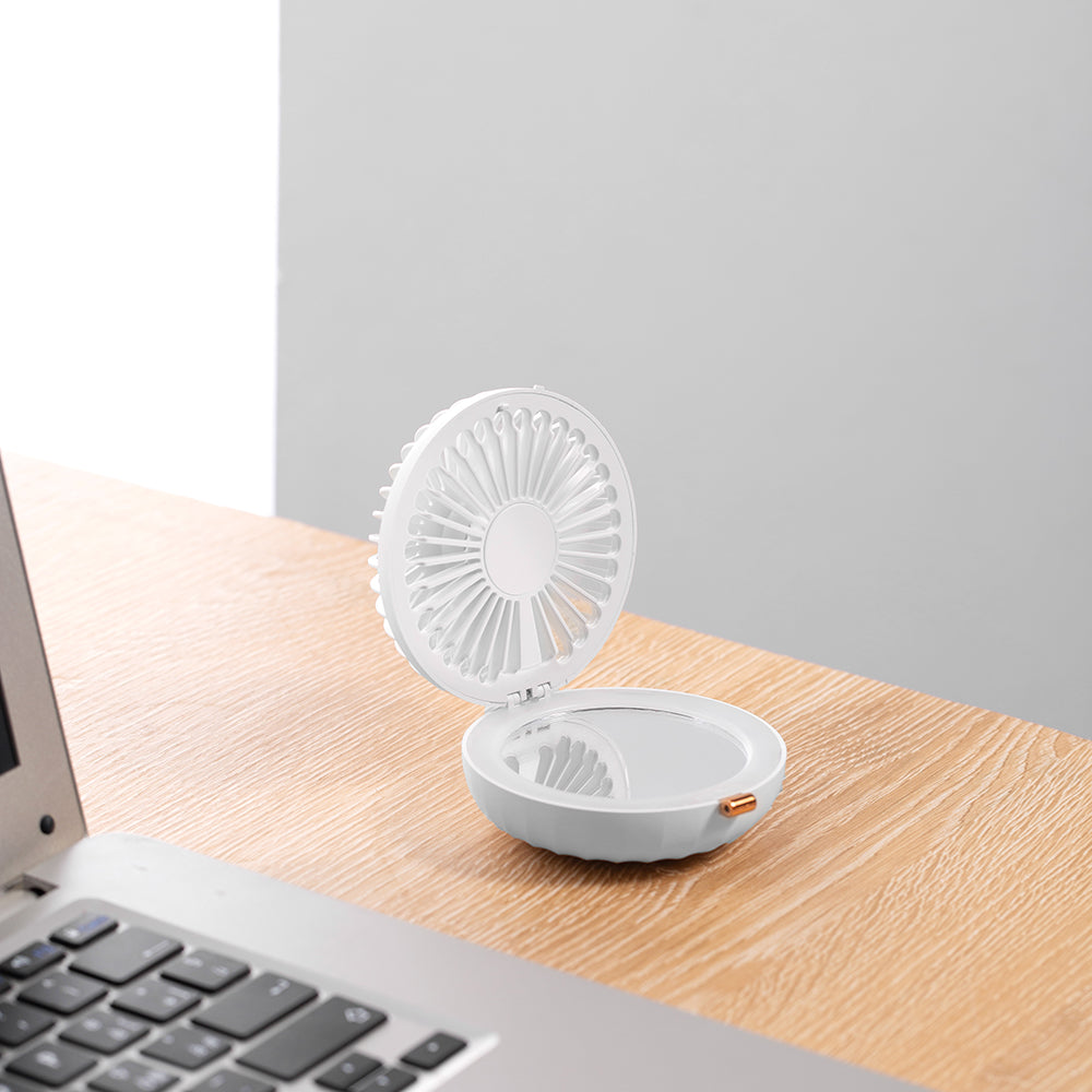 Mini Fan Morror LED Mirror Pocket Fan – DOMA Lifestyle