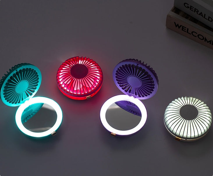 Mirror Fan LED Mirror Pocket Fan – DOMA Lifestyle